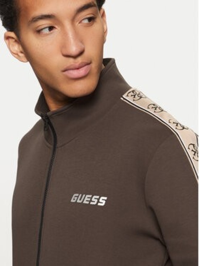 Guess Bluza Z2YQ10 KB3P2 Brązowy Regular Fit