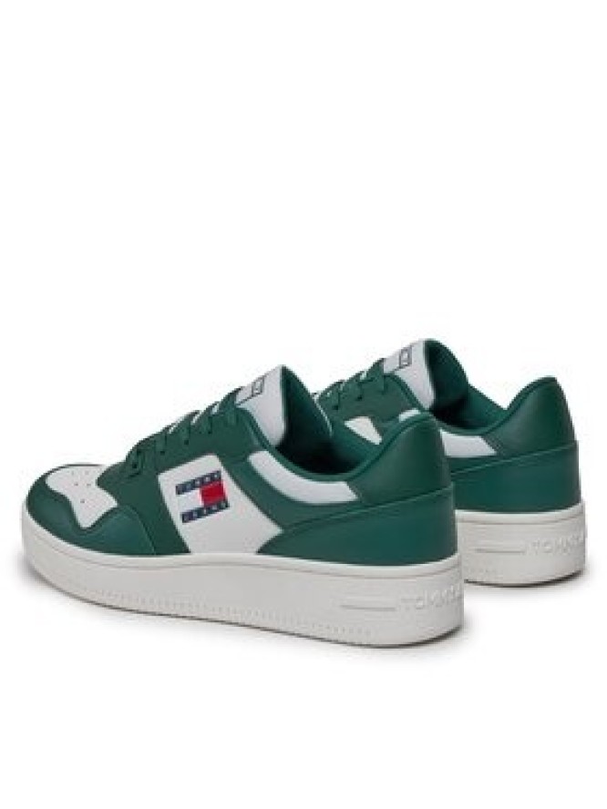 Tommy Jeans Sneakersy Tjm Retro Basket Ess EM0EM01395 Zielony