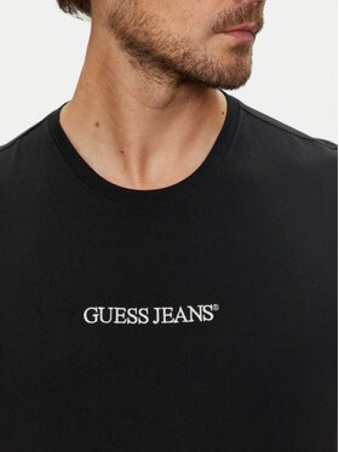 Guess Jeans T-Shirt M4YI52 K8HM0 Czarny Regular Fit