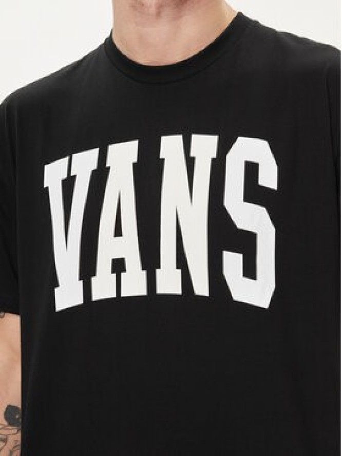 Vans T-Shirt Vans Arched Ss Tee VN000G47 Czarny Regular Fit