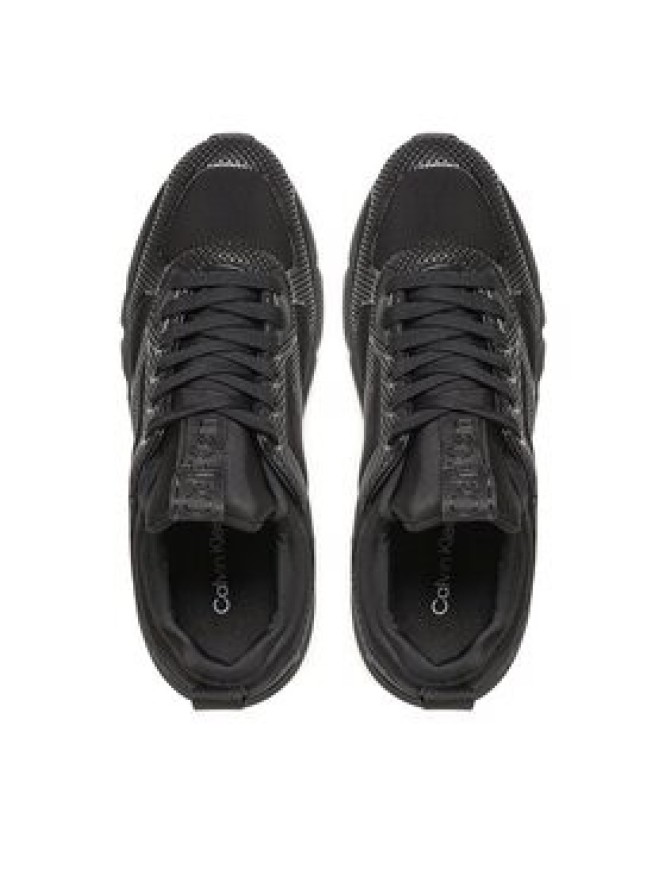 Calvin Klein Sneakersy Low Top Lace Up Neo Mix HM0HM00865 Czarny