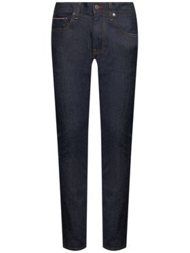 Tommy Hilfiger Jeansy Denton MW0MW15578 Granatowy Straight Leg