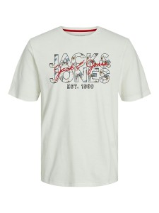 Jack & Jones Koszulka w kolorze kremowym rozmiar: L