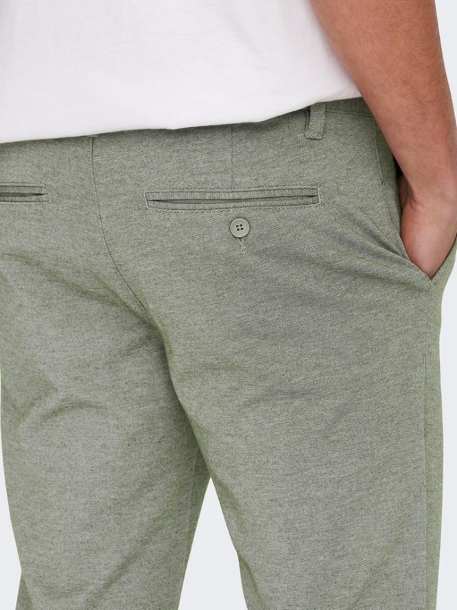 ONLY & SONS Spodnie w kolorze zielonym rozmiar: W30/L30