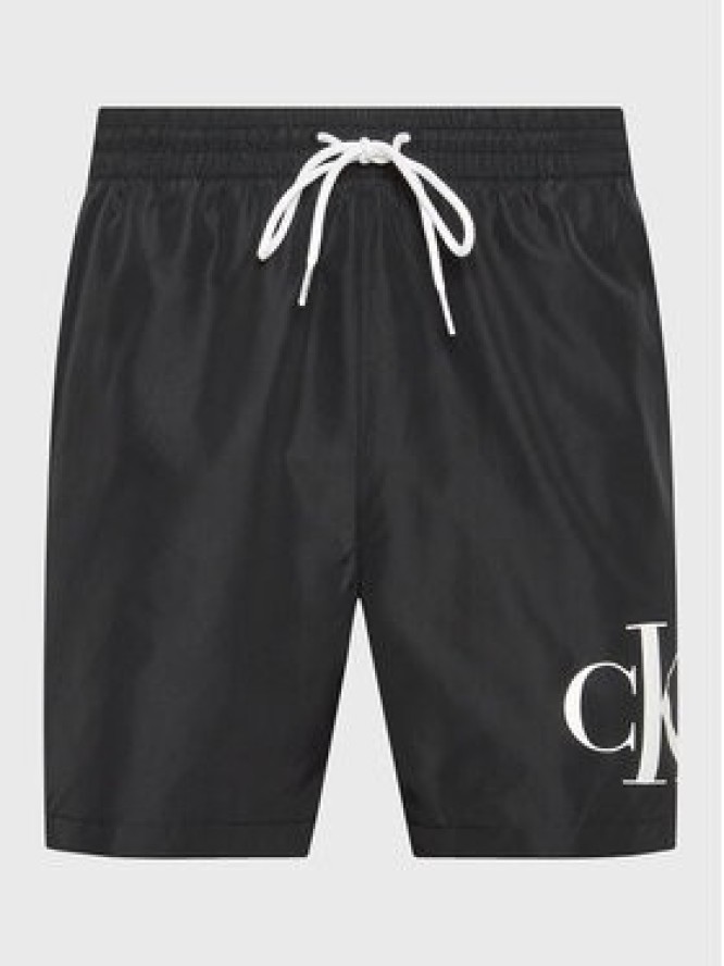 Calvin Klein Swimwear Szorty kąpielowe KM0KM00849 Czarny Regular Fit
