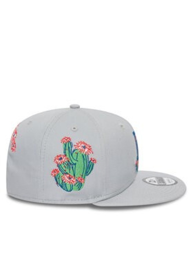 New Era Czapka z daszkiem Flower Icon 950 La Dodgers 60435108 Szary