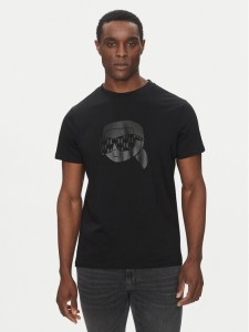 KARL LAGERFELD T-Shirt 755076 552251 Czarny Regular Fit