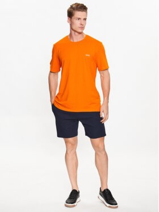 Boss T-Shirt 50469605 Pomarańczowy Regular Fit