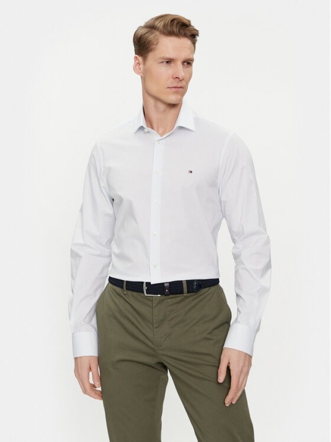 Tommy Hilfiger Koszula MW0MW34629 Niebieski Slim Fit