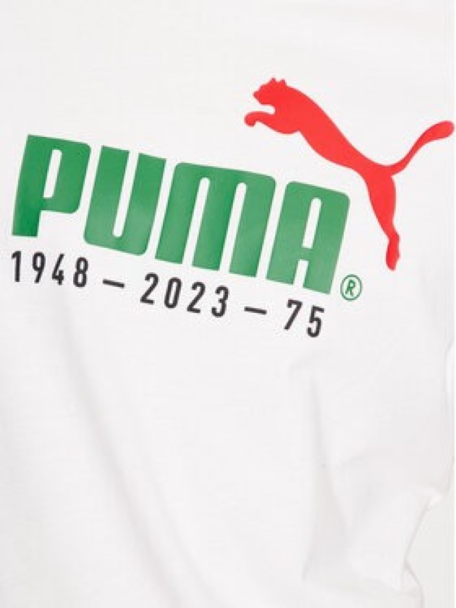 Puma T-Shirt No. 1 Logo Celebration 676020 Biały Regular Fit