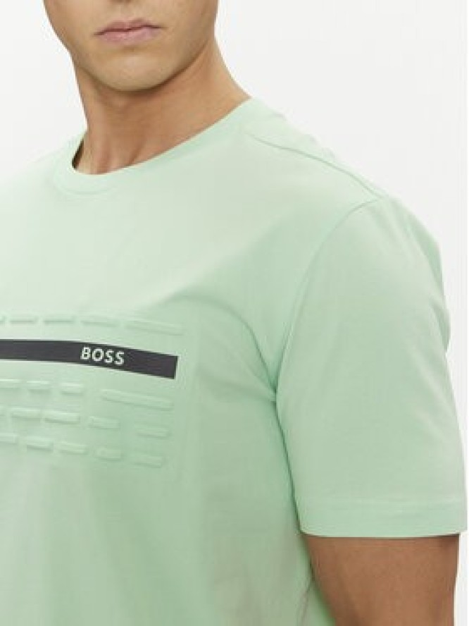 Boss T-Shirt 50513010 Zielony Regular Fit