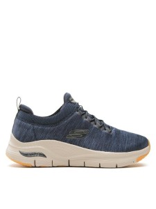 Skechers Sneakersy Waveport 232301/NVY Granatowy