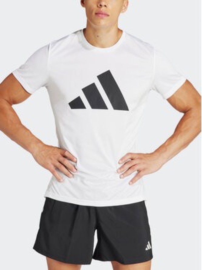 adidas T-Shirt Run It IN0075 Biały Regular Fit