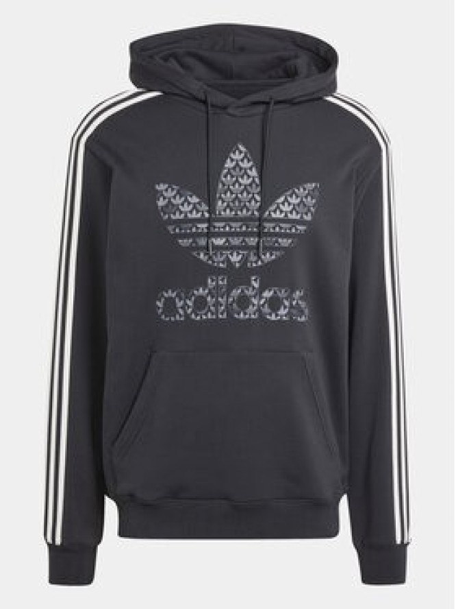 adidas Bluza Classic Mono Graphic IS2933 Czarny Regular Fit