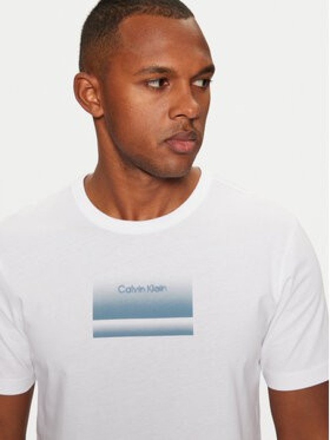 Calvin Klein T-Shirt K10K113803 Biały Regular Fit