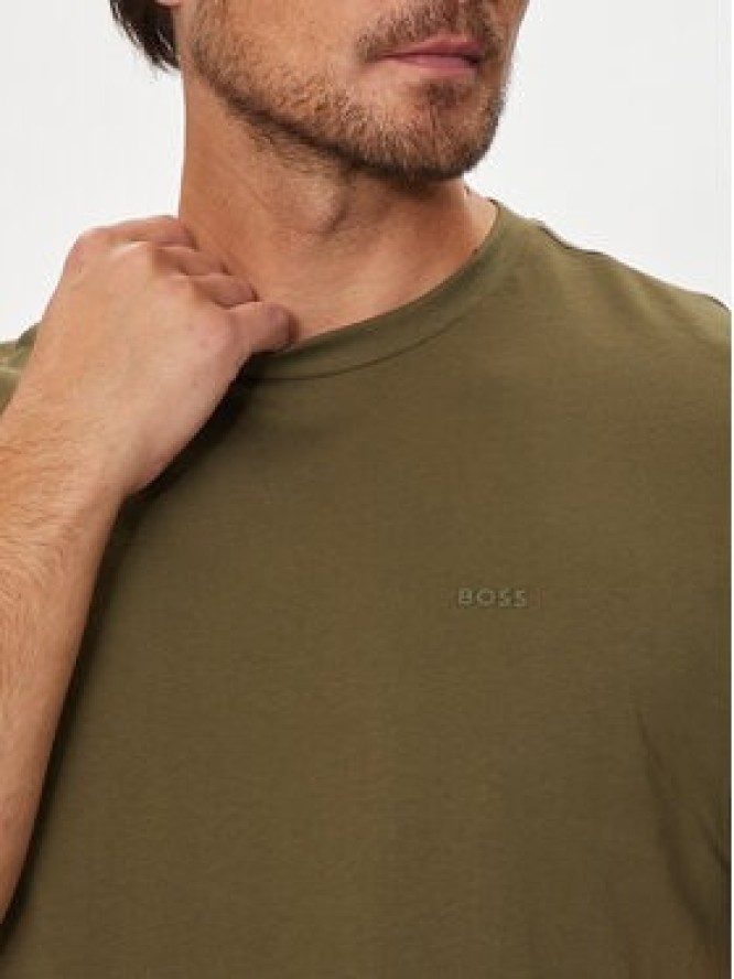 Boss T-Shirt Thompson 01 50468347 Zielony Regular Fit