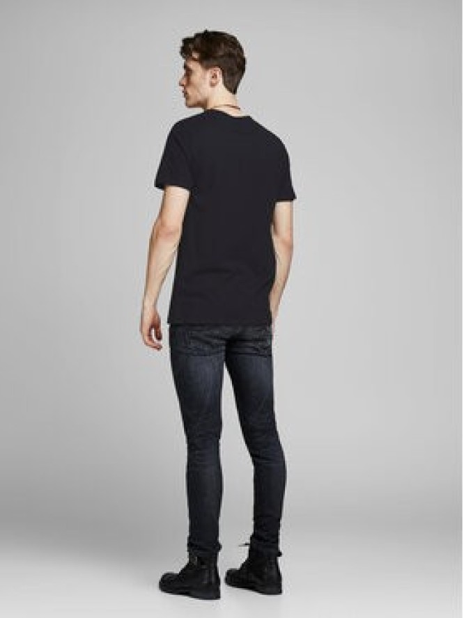 Jack&Jones Komplet 2 t-shirtów Basic 12133914 Czarny Slim Fit