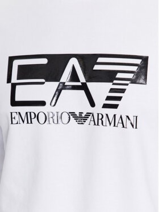 EA7 Emporio Armani Bluza 6RPM60 PJ05Z 0100 Biały Regular Fit