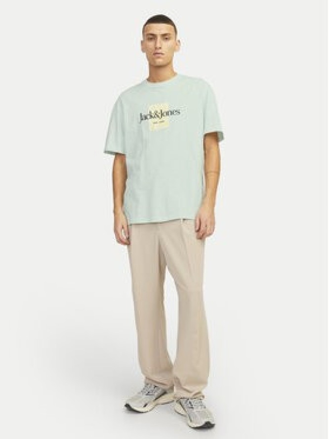 Jack&Jones T-Shirt Lafayette 12250436 Zielony Relaxed Fit