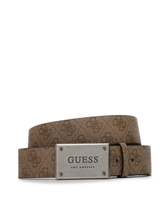 Guess Pasek Męski BM7778 P3435 Beżowy