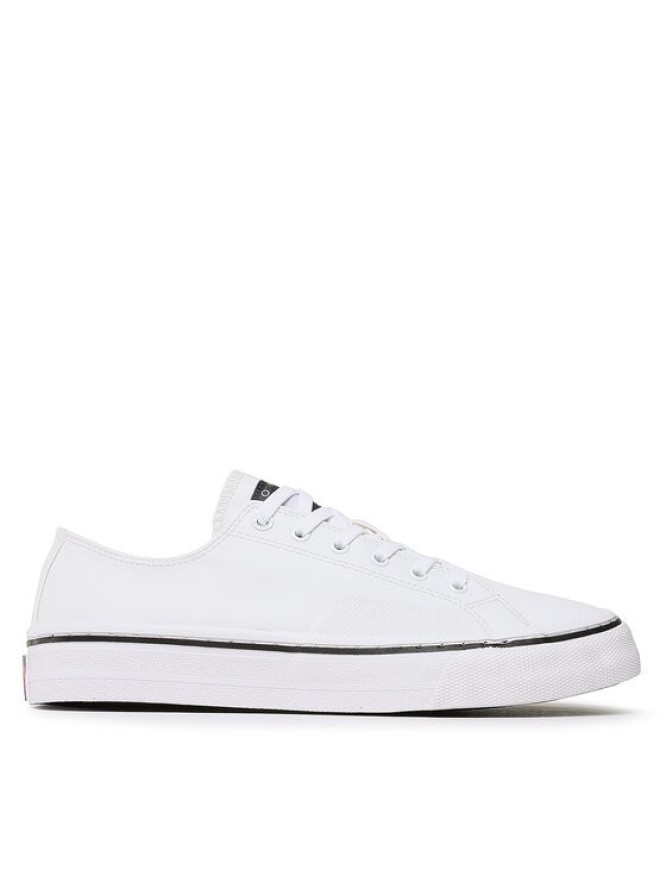 Tommy Jeans Tenisówki Lace Vulc Ess EM0EM01047 Biały