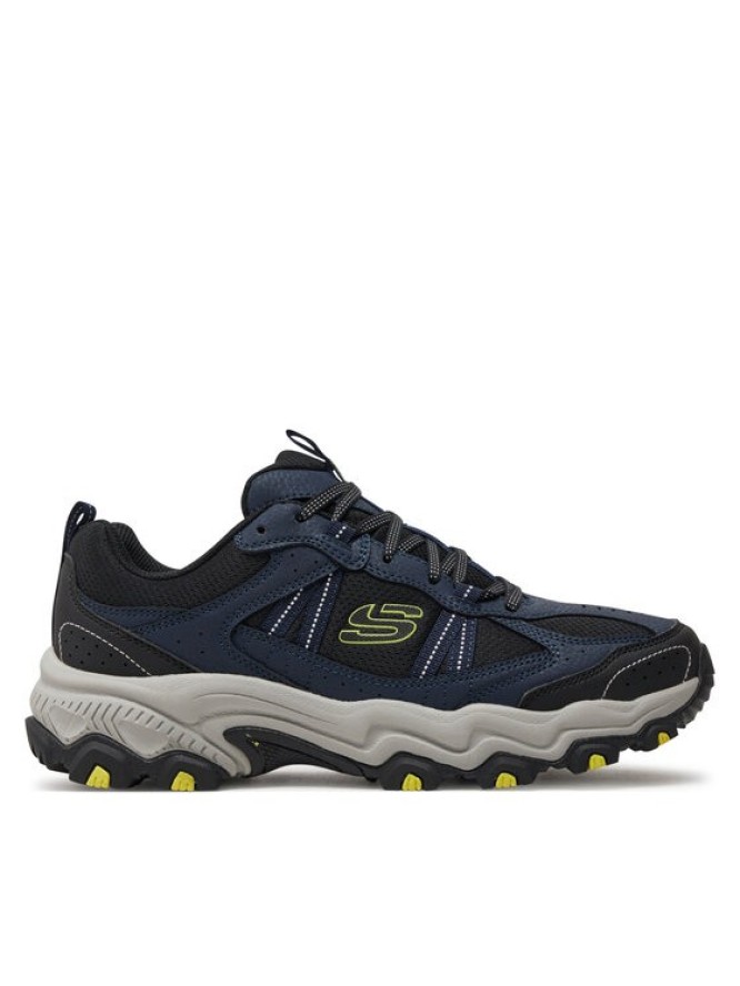 Skechers Półbuty Stamina At-Upper Stitch 237527/NVBK Granatowy