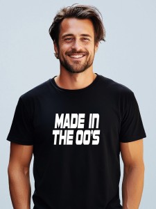 WOOOP Koszulka "Made in 00´s" w kolorze czarnym rozmiar: XL