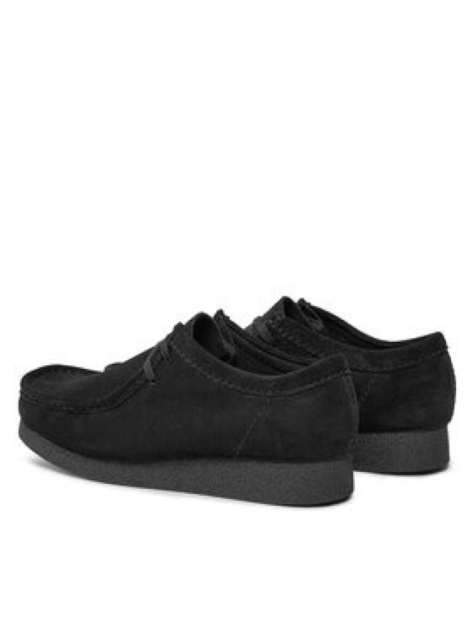 Clarks Półbuty Wallabee Evo 261728207 Czarny