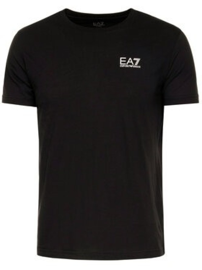 EA7 Emporio Armani T-Shirt 8NPT51 PJM9Z 1200 Czarny Regular Fit