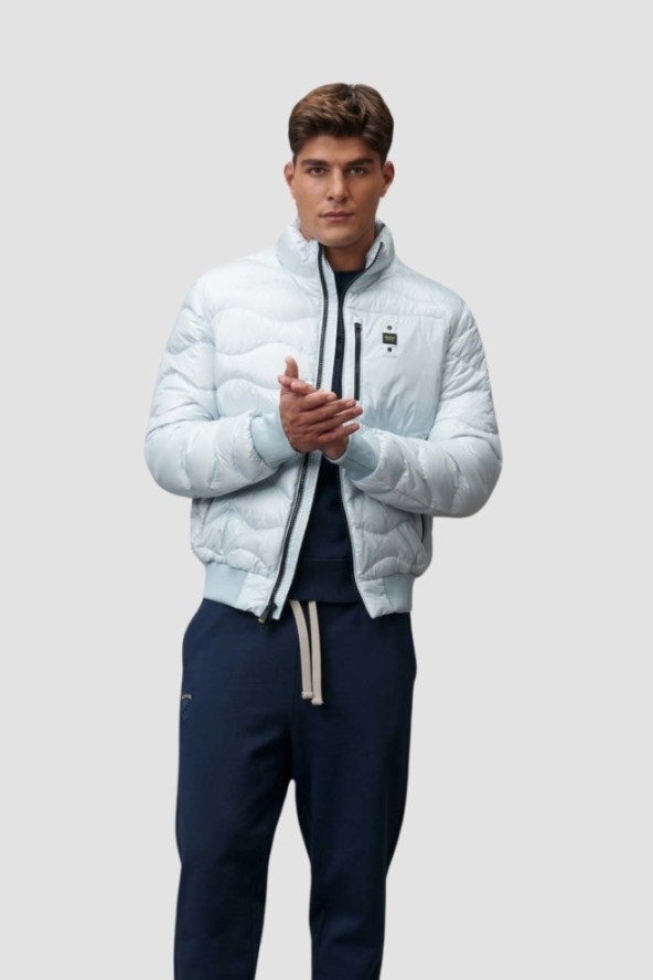 BLAUER Błękitna męska kurtka Daniel Short Jackets