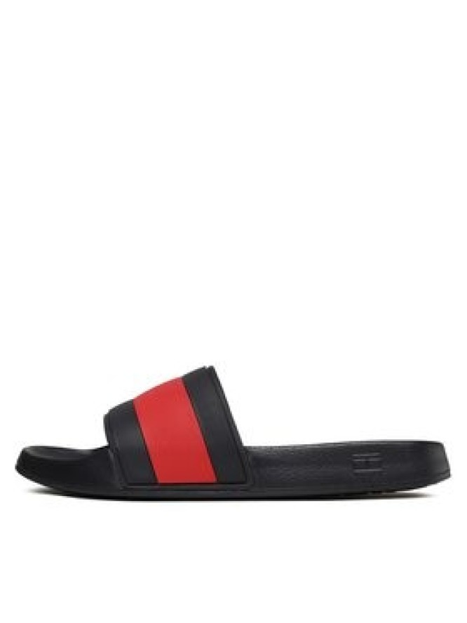 Tommy Hilfiger Klapki Rubber Th Flag Pool Slide FM0FM04236 Granatowy