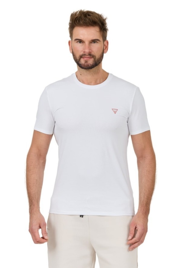 GUESS Biały t-shirt Core Tee Str