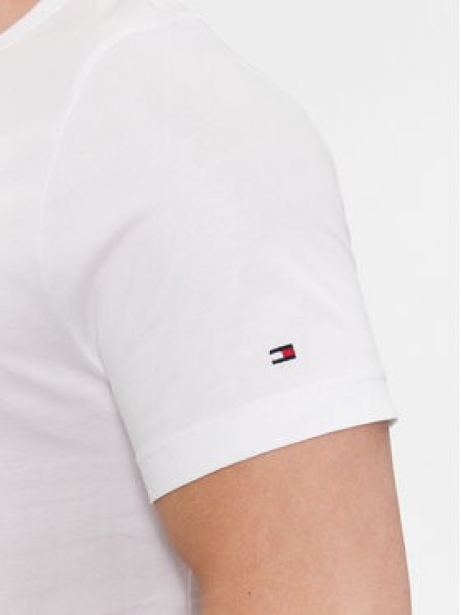 Tommy Hilfiger T-Shirt MW0MW34387 Biały Slim Fit