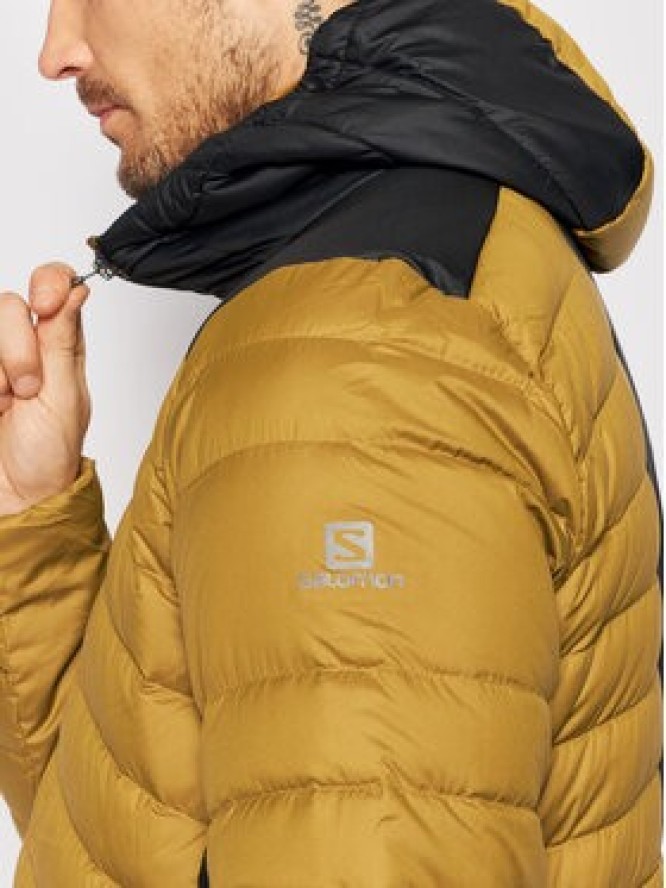 Salomon Kurtka puchowa Essential Xwarm LC1611500 Żółty Regular Fit