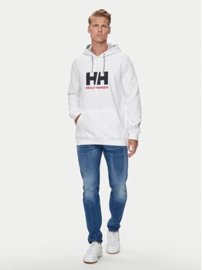 Helly Hansen Bluza Hh Logo 33977 Biały Regular Fit