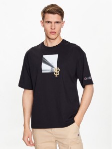 Champion T-Shirt 218924 Czarny Regular Fit