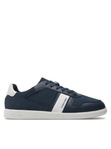 Calvin Klein Sneakersy Low Top Lace Up Mix Uk HM0HM00491 Granatowy