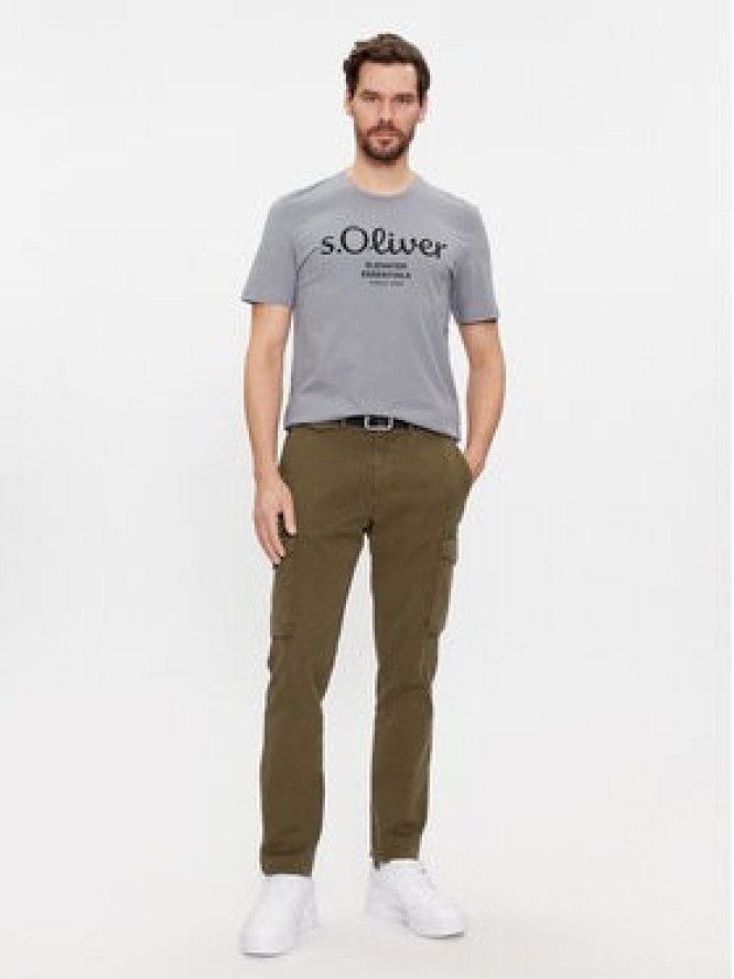 s.Oliver T-Shirt 2139909 Szary Regular Fit