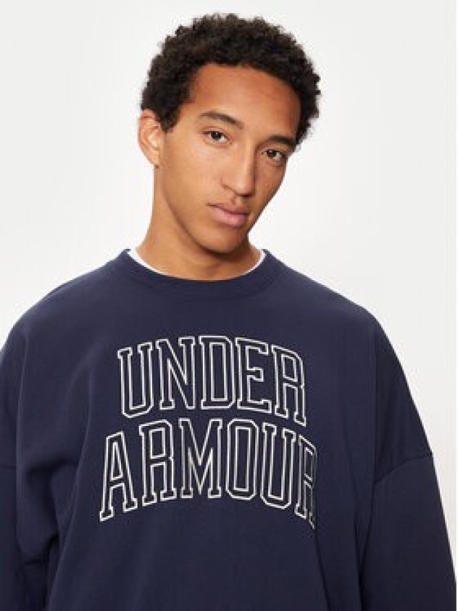 Under Armour Bluza UA Icon 1386548 Granatowy Loose Fit