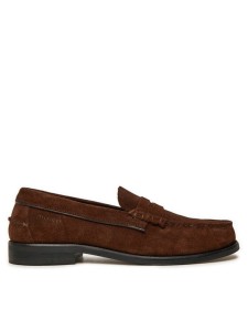 Tommy Hilfiger Lordsy Classic Hilfiger Suede Loafer FM0FM05363 Brązowy