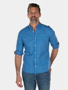 NEW ZEALAND AUCKLAND Koszula "Tuai" w kolorze niebieskim rozmiar: XXL