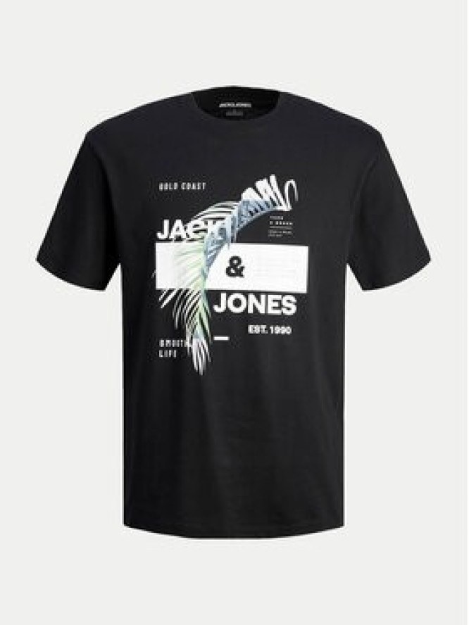 Jack&Jones T-Shirt Jjclarc 12247768 Czarny Relaxed Fit