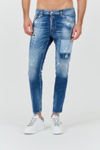DSQUARED2 Niebieskie jeansy Skater Jean