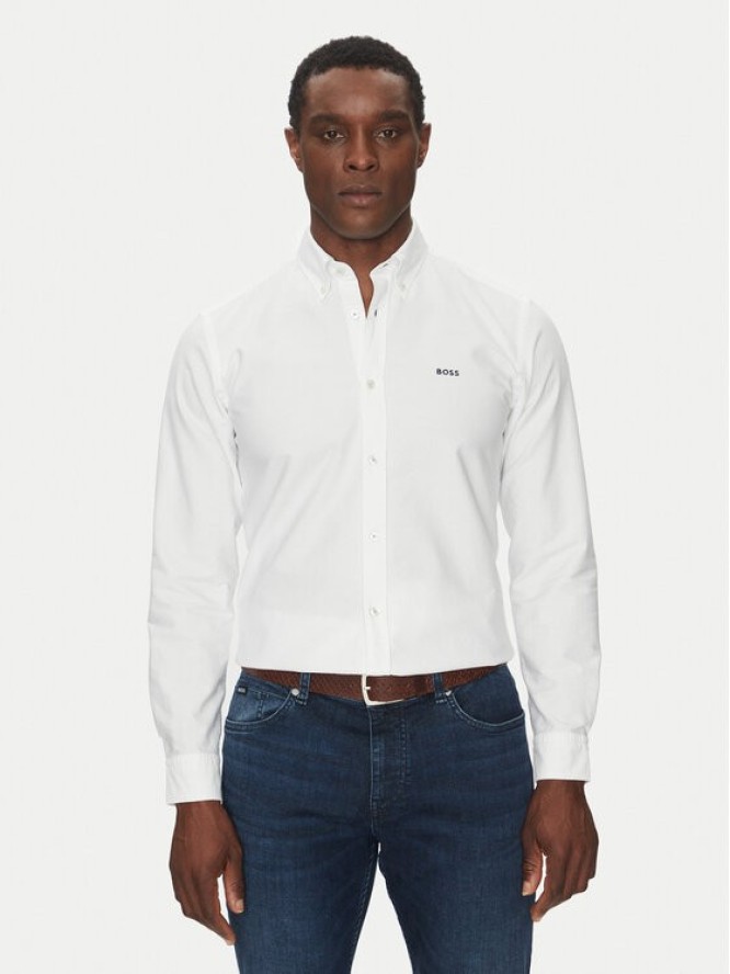 BOSS Koszula H-Roan-Bd-E-C1-243 50521996 Biały Slim Fit