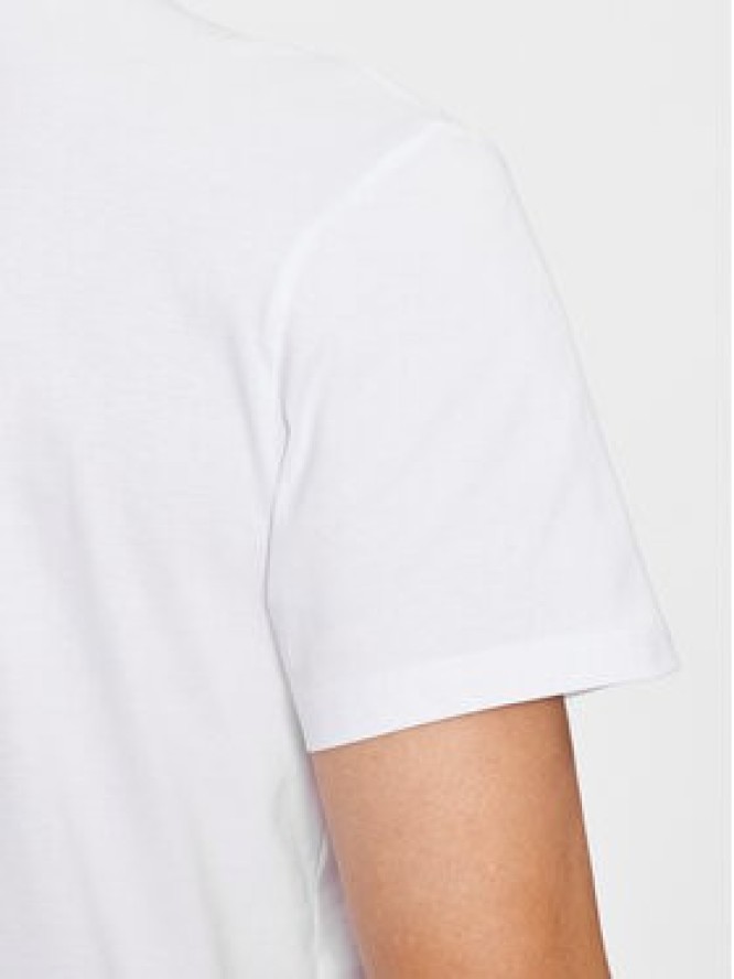 4F T-Shirt 4FAW23TTSHM0877 Biały Regular Fit