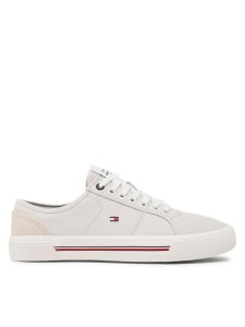 Tommy Hilfiger Tenisówki Core Corporate Vulc Canvas FM0FM04560 Szary