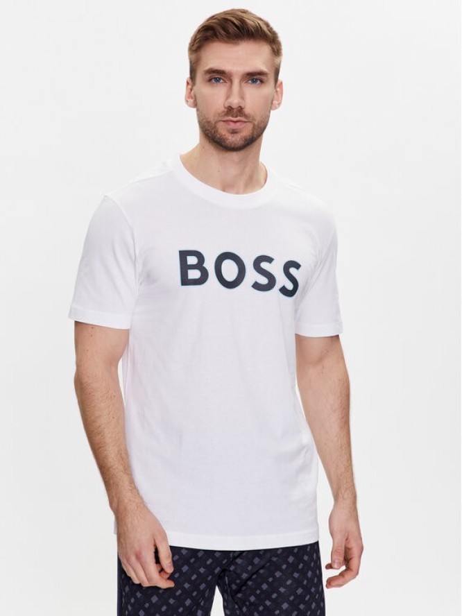 Boss T-Shirt 50488793 Biały Regular Fit