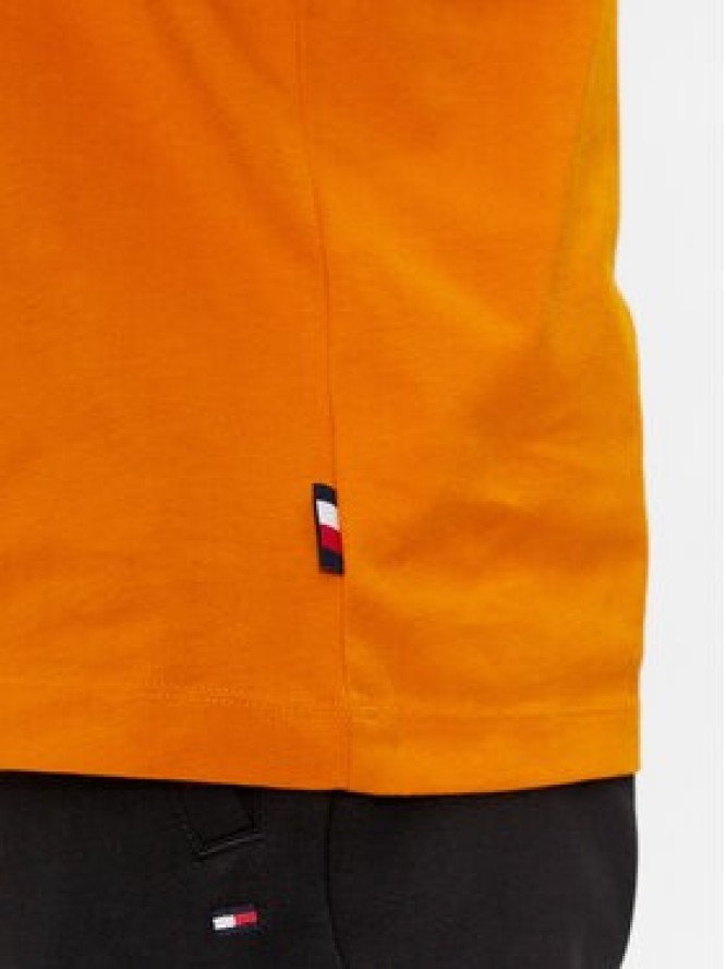 Tommy Hilfiger T-Shirt MW0MW34391 Pomarańczowy Regular Fit