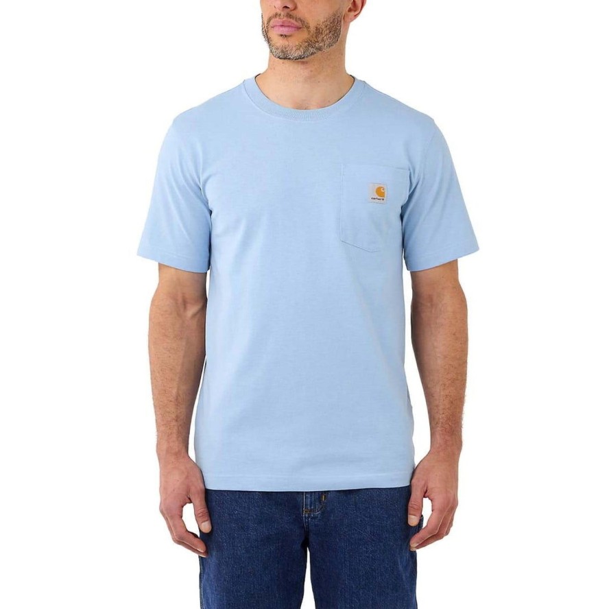 Koszulka sportowa męska T-shirt Carhartt Heavyweight Pocket K87