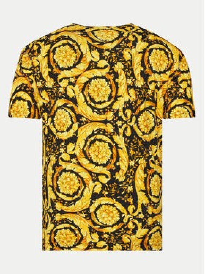 Versace T-Shirt 1000959 1A11188 Żółty Regular Fit